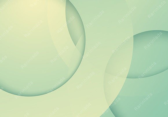 Download 3D Green Pastel Color Geometric Circles - Pastel color Collection