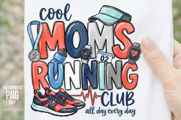 Download Cool Moms Running Club PNG - Premium Resources