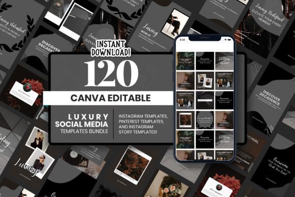 Download Luxury Social Media Templates Bundle - Social media template Collection