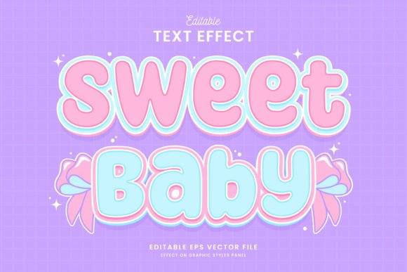 Download Sweet Baby Pastel Color Text Effect - Pastel color Collection