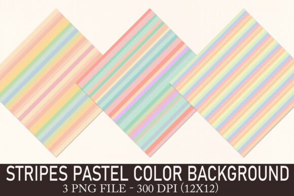 Download Stripes Pastel Color Background - Premium Bundle
