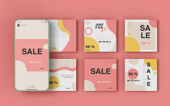 Download Social Media Templates-Sale-012-22 - Social media template Collection