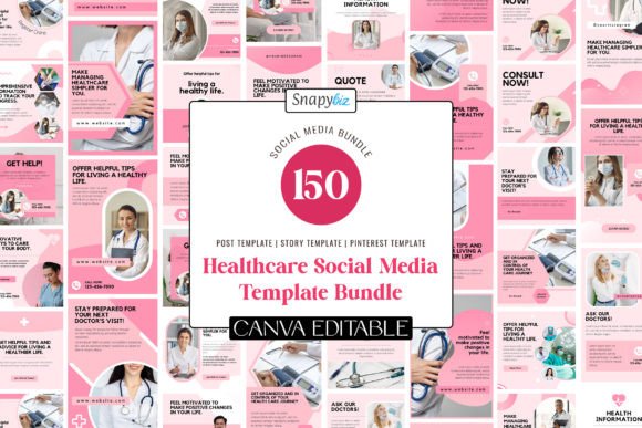Download Healthcare Social Media Template Bundle - Social media template Collection